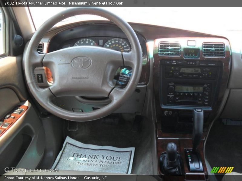 Millennium Silver Metallic / Oak 2002 Toyota 4Runner Limited 4x4