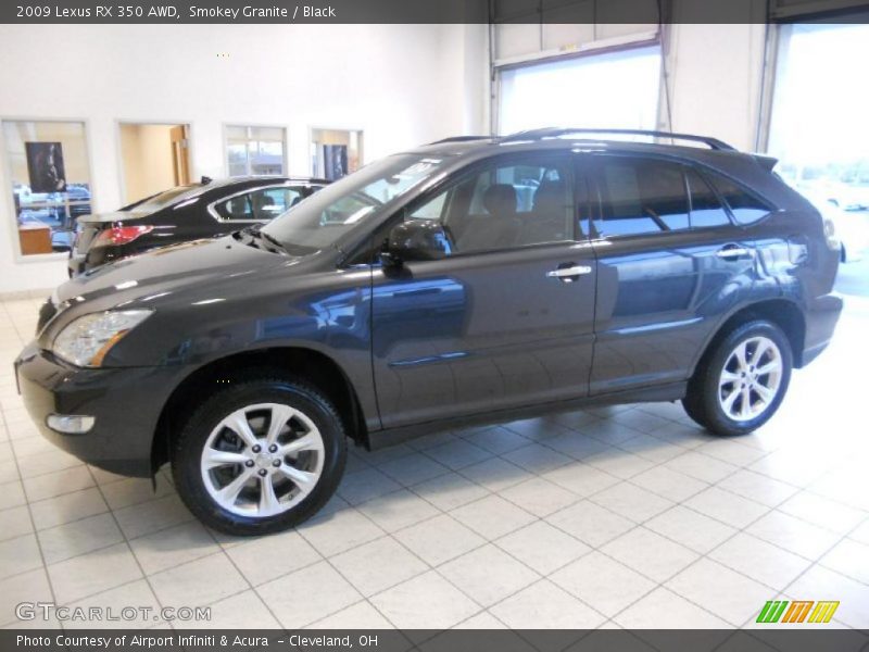 Smokey Granite / Black 2009 Lexus RX 350 AWD