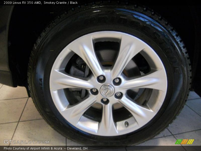 Smokey Granite / Black 2009 Lexus RX 350 AWD