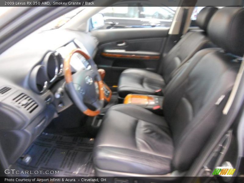 Smokey Granite / Black 2009 Lexus RX 350 AWD