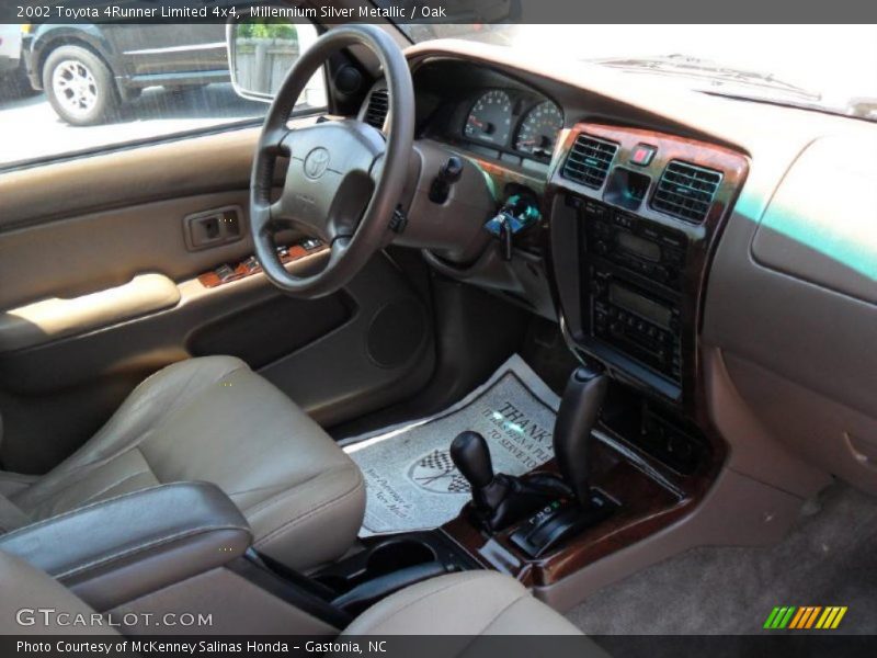 Millennium Silver Metallic / Oak 2002 Toyota 4Runner Limited 4x4