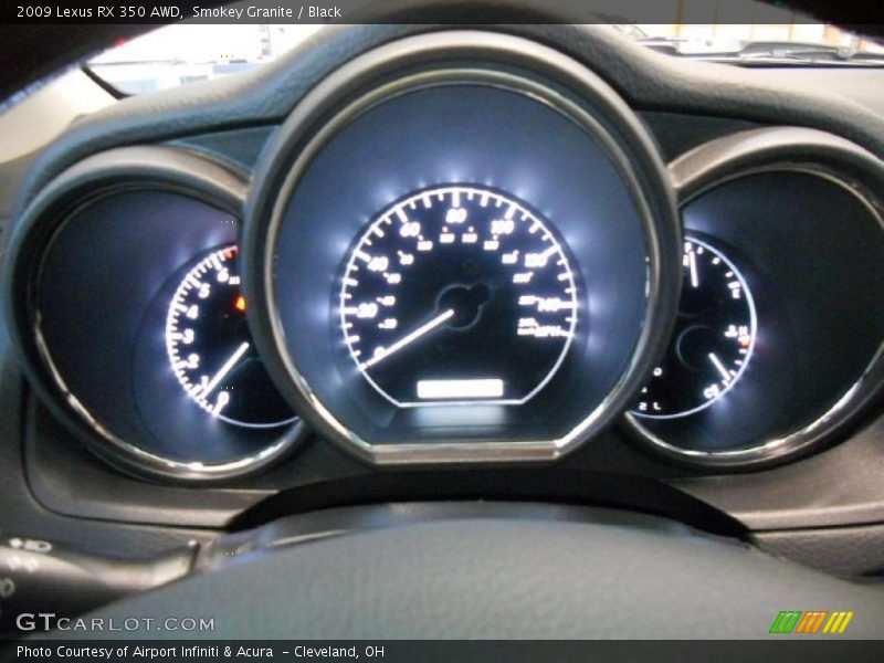 Smokey Granite / Black 2009 Lexus RX 350 AWD