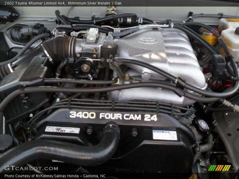  2002 4Runner Limited 4x4 Engine - 3.4L DOHC 24V V6