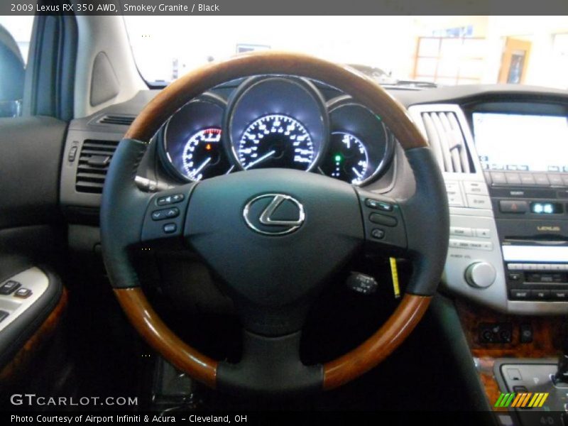 Smokey Granite / Black 2009 Lexus RX 350 AWD