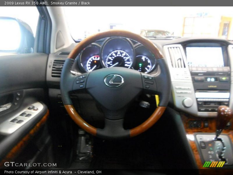 Smokey Granite / Black 2009 Lexus RX 350 AWD