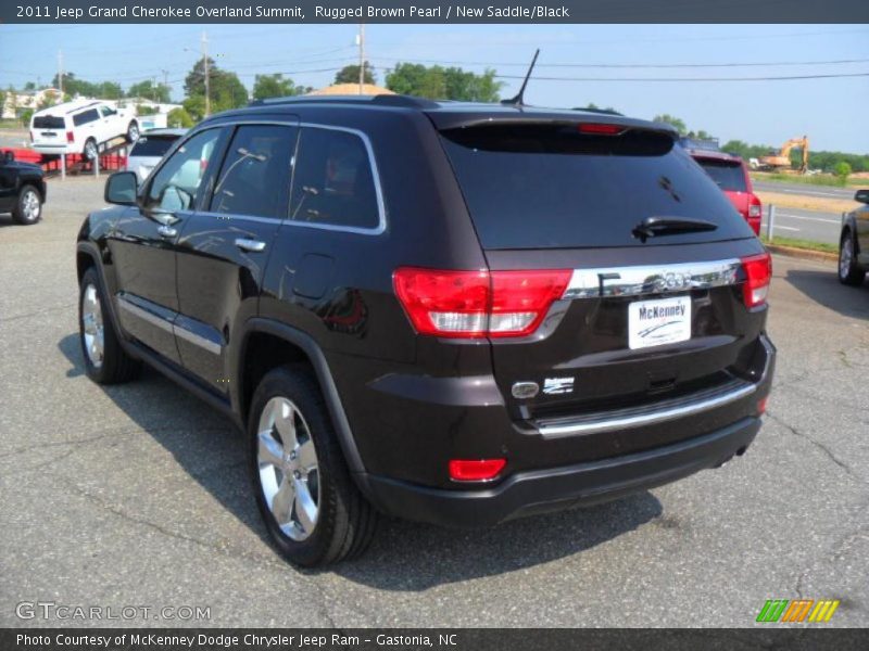 Rugged Brown Pearl / New Saddle/Black 2011 Jeep Grand Cherokee Overland Summit