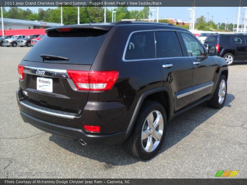 Rugged Brown Pearl / New Saddle/Black 2011 Jeep Grand Cherokee Overland Summit