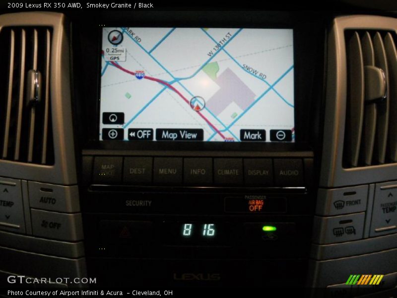 Smokey Granite / Black 2009 Lexus RX 350 AWD