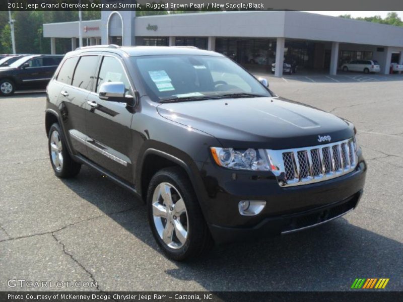 Rugged Brown Pearl / New Saddle/Black 2011 Jeep Grand Cherokee Overland Summit