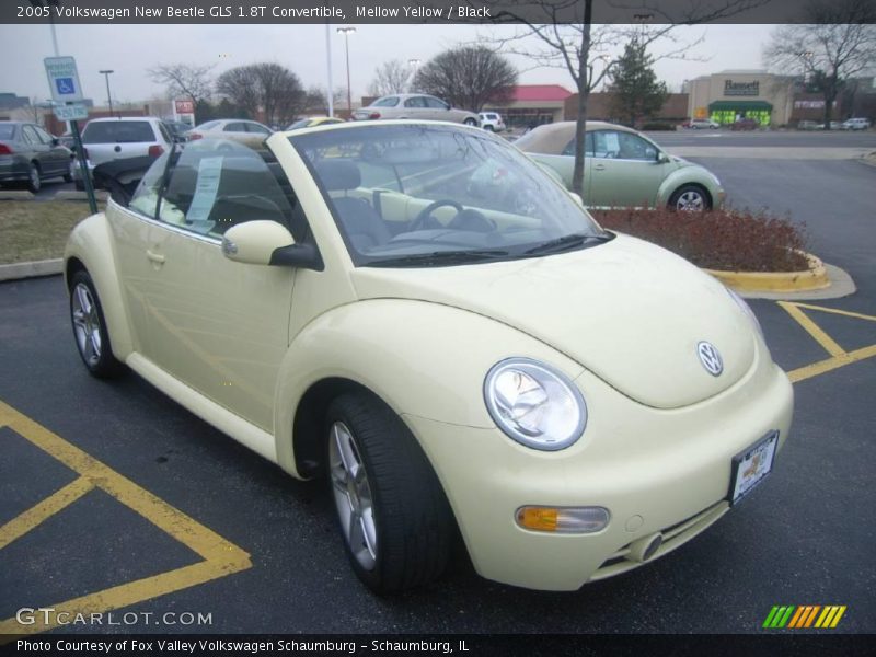 Mellow Yellow / Black 2005 Volkswagen New Beetle GLS 1.8T Convertible