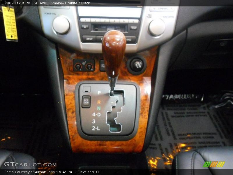 Smokey Granite / Black 2009 Lexus RX 350 AWD