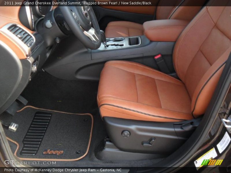  2011 Grand Cherokee Overland Summit New Saddle/Black Interior