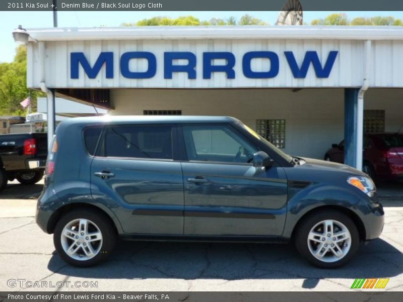 Denim Blue / Black Soul Logo Cloth 2011 Kia Soul +