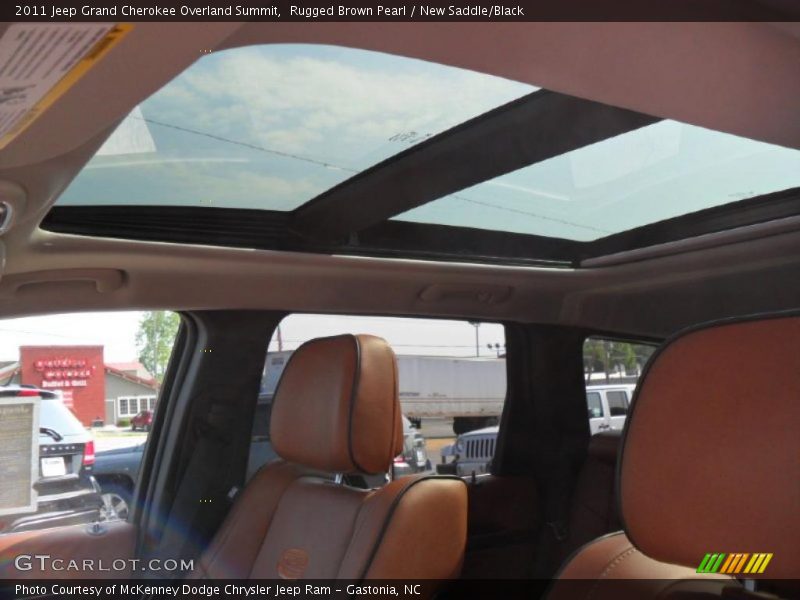 Sunroof of 2011 Grand Cherokee Overland Summit