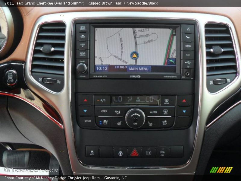 Controls of 2011 Grand Cherokee Overland Summit