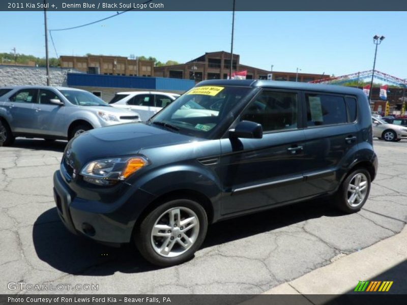 Denim Blue / Black Soul Logo Cloth 2011 Kia Soul +