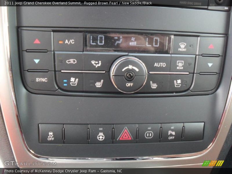 Controls of 2011 Grand Cherokee Overland Summit