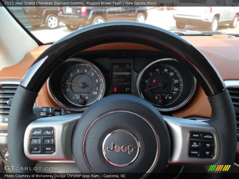 Rugged Brown Pearl / New Saddle/Black 2011 Jeep Grand Cherokee Overland Summit