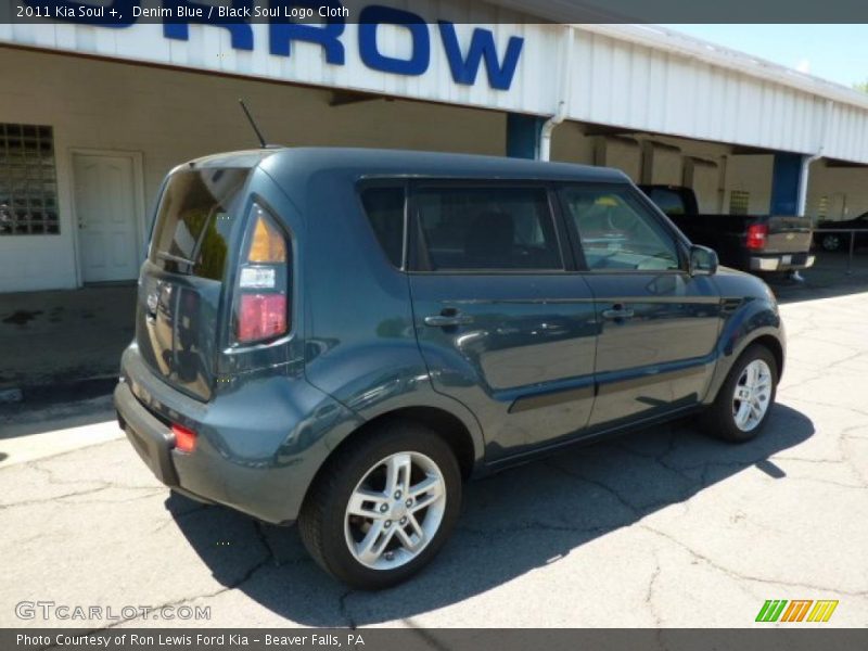 Denim Blue / Black Soul Logo Cloth 2011 Kia Soul +