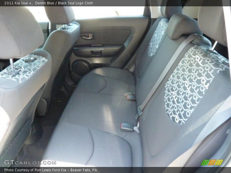 Denim Blue / Black Soul Logo Cloth 2011 Kia Soul +