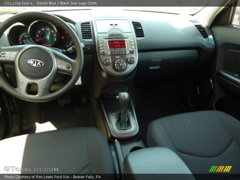 Denim Blue / Black Soul Logo Cloth 2011 Kia Soul +