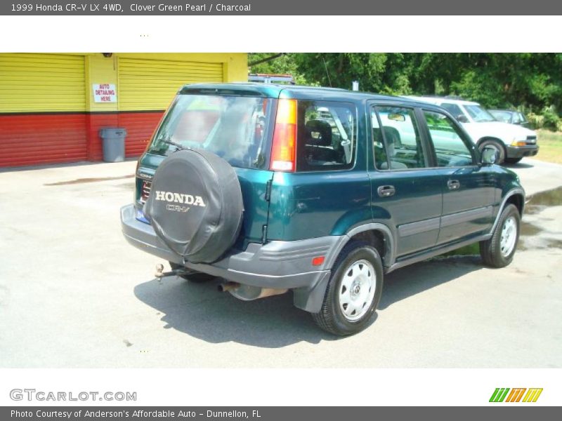 Clover Green Pearl / Charcoal 1999 Honda CR-V LX 4WD