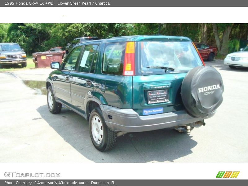 Clover Green Pearl / Charcoal 1999 Honda CR-V LX 4WD