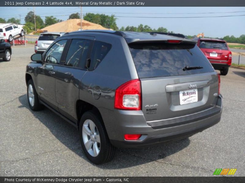 Mineral Gray Metallic / Dark Slate Gray 2011 Jeep Compass 2.4 Latitude 4x4