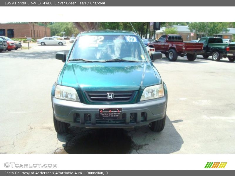 Clover Green Pearl / Charcoal 1999 Honda CR-V LX 4WD