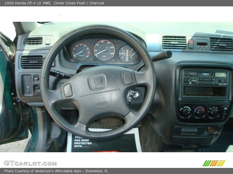 Clover Green Pearl / Charcoal 1999 Honda CR-V LX 4WD