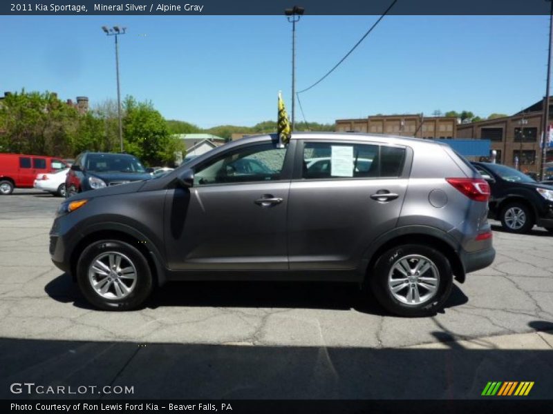 Mineral Silver / Alpine Gray 2011 Kia Sportage