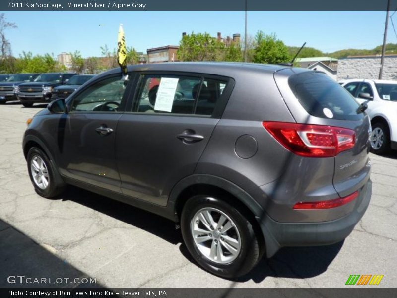Mineral Silver / Alpine Gray 2011 Kia Sportage