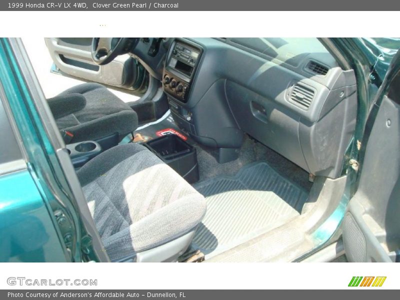 Clover Green Pearl / Charcoal 1999 Honda CR-V LX 4WD