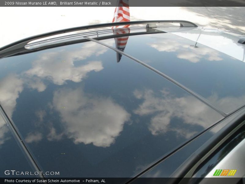 Brilliant Silver Metallic / Black 2009 Nissan Murano LE AWD