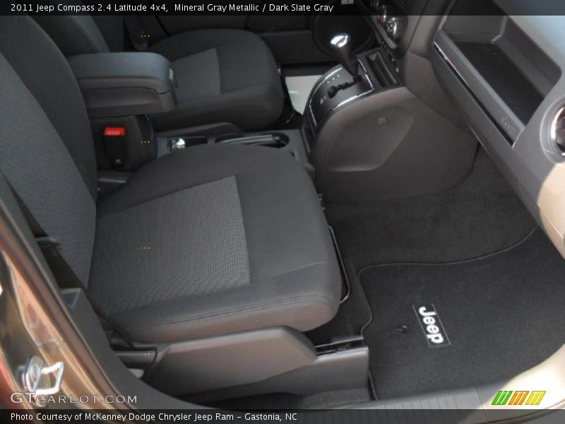 Mineral Gray Metallic / Dark Slate Gray 2011 Jeep Compass 2.4 Latitude 4x4