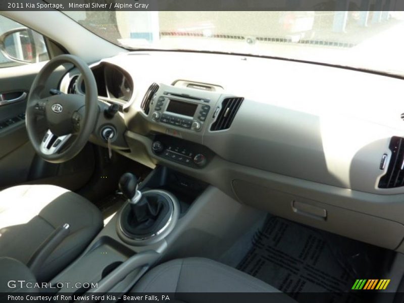 Mineral Silver / Alpine Gray 2011 Kia Sportage