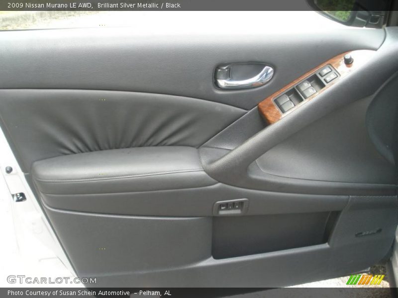 Brilliant Silver Metallic / Black 2009 Nissan Murano LE AWD