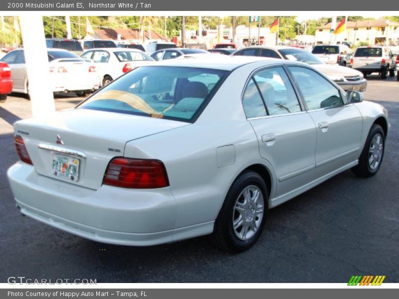 Northstar White / Tan 2000 Mitsubishi Galant ES