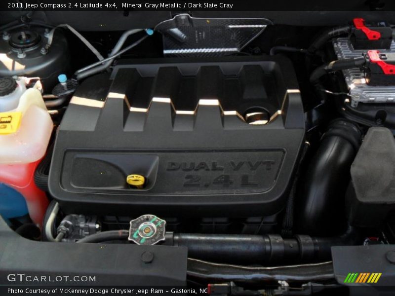 Mineral Gray Metallic / Dark Slate Gray 2011 Jeep Compass 2.4 Latitude 4x4