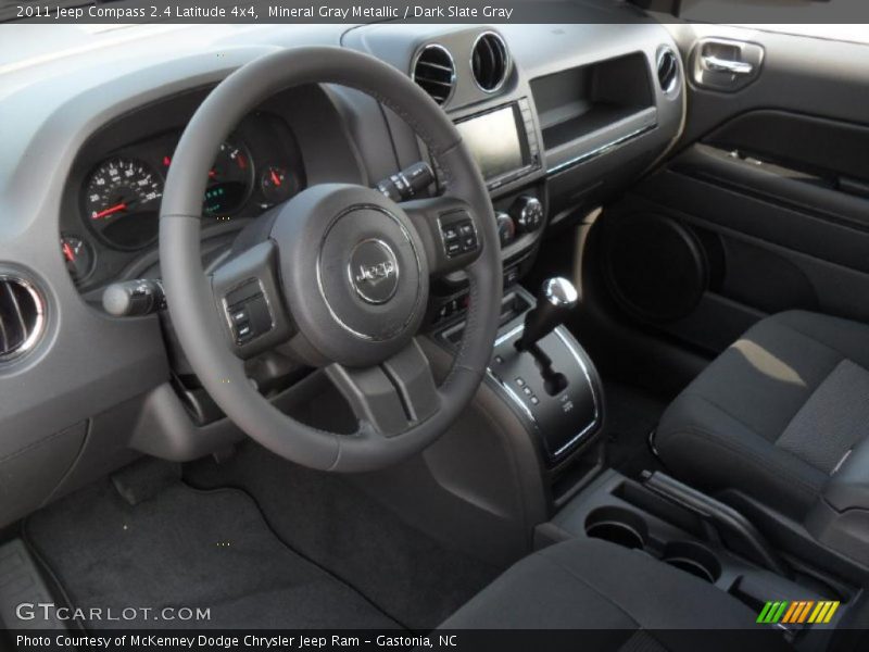 Mineral Gray Metallic / Dark Slate Gray 2011 Jeep Compass 2.4 Latitude 4x4