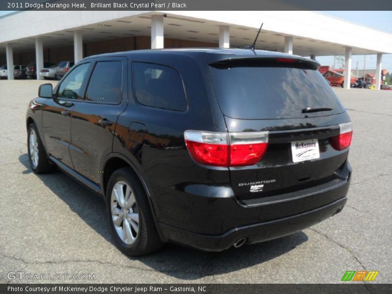 Brilliant Black Crystal Pearl / Black 2011 Dodge Durango Heat