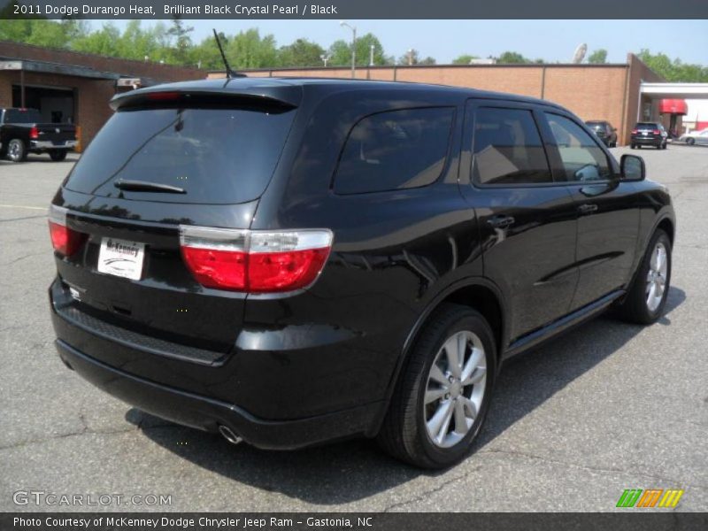 Brilliant Black Crystal Pearl / Black 2011 Dodge Durango Heat
