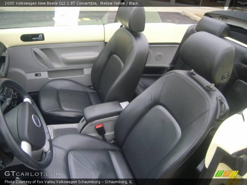 Mellow Yellow / Black 2005 Volkswagen New Beetle GLS 1.8T Convertible