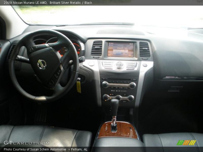 Brilliant Silver Metallic / Black 2009 Nissan Murano LE AWD