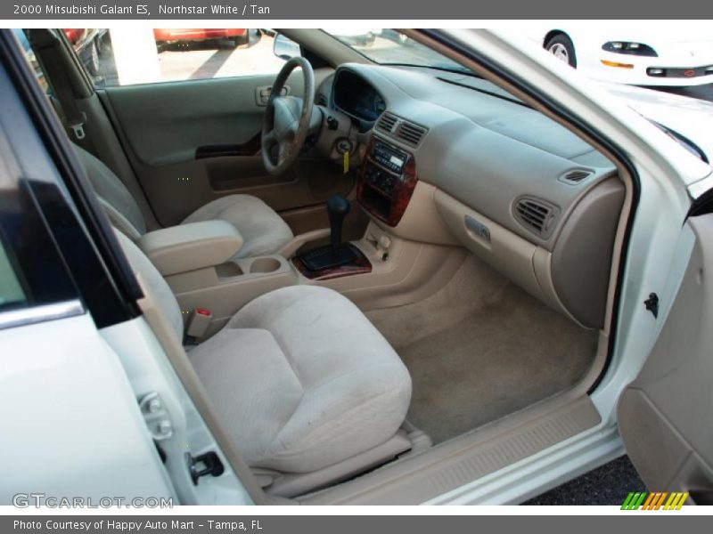 Northstar White / Tan 2000 Mitsubishi Galant ES