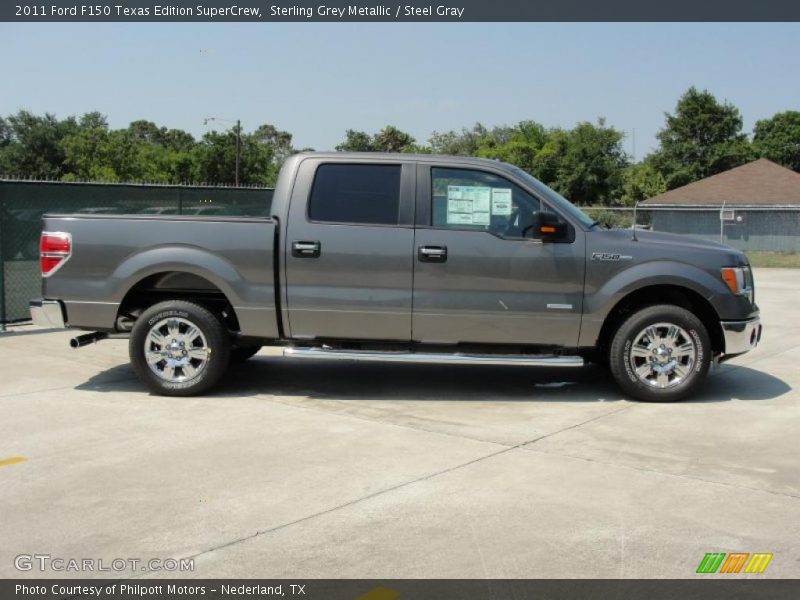 Sterling Grey Metallic / Steel Gray 2011 Ford F150 Texas Edition SuperCrew