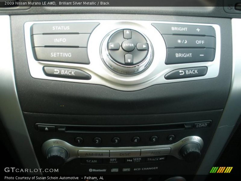 Brilliant Silver Metallic / Black 2009 Nissan Murano LE AWD