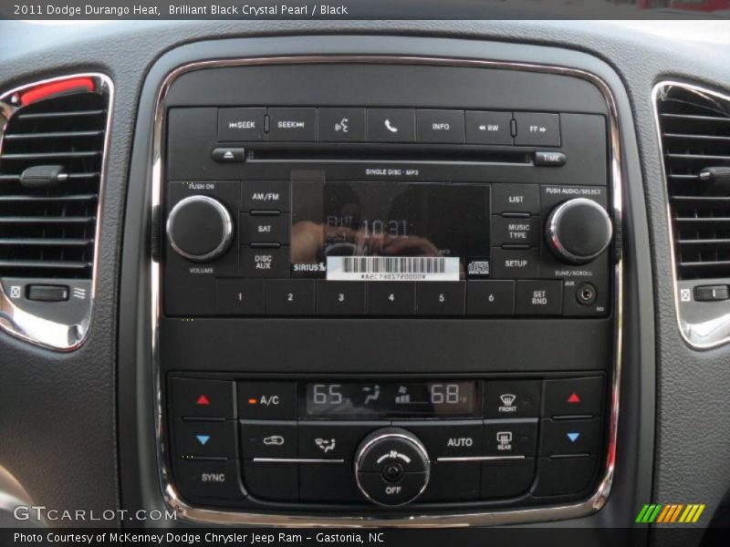 Controls of 2011 Durango Heat