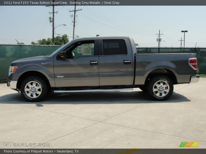 Sterling Grey Metallic / Steel Gray 2011 Ford F150 Texas Edition SuperCrew