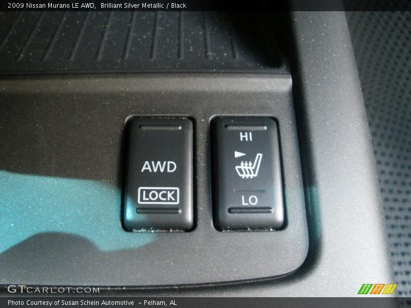 Brilliant Silver Metallic / Black 2009 Nissan Murano LE AWD